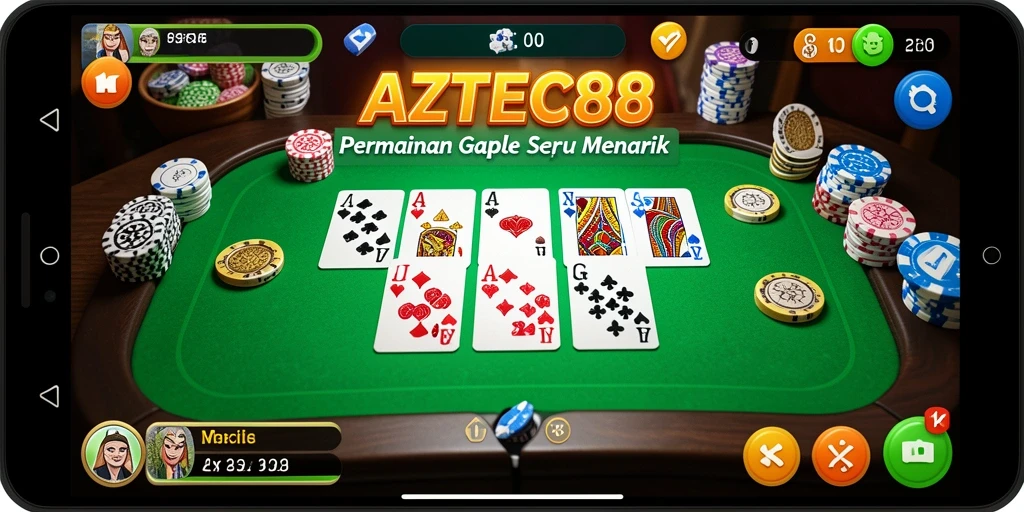 Tampilan gameplay AZTEC88 dengan antarmuka yang menarik dan intuitif.