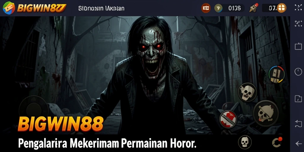 Screenshot menampilkan atmosfer mencekam dalam gameplay BIGWIN88.