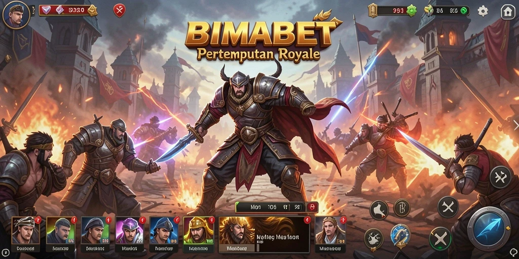 Tampilan bermain di <strong>BIMABET</strong> saat pertempuran sengit berlangsung.