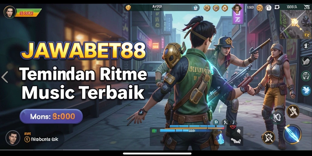 Screenshot gameplay JAWABET88 menunjukkan keseruan bermain musik.