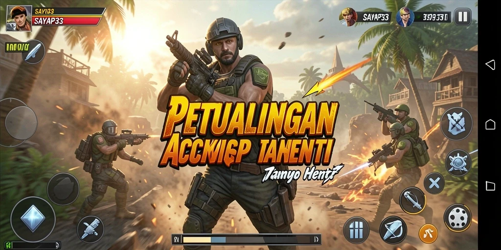 Tampilan gameplay SAYAP33 yang menakjubkan dalam petualangan ARPG.