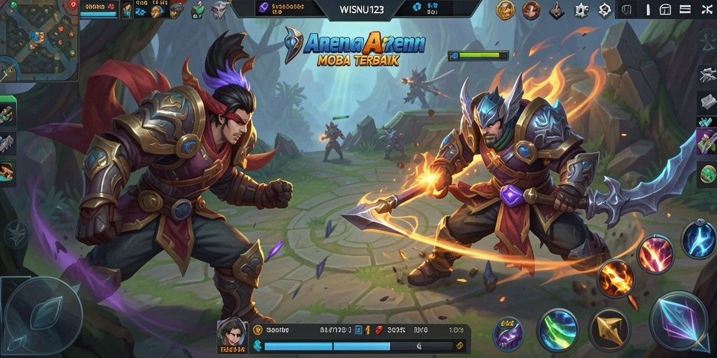 Gameplay intens dan grafik menawan dalam WISNU123.